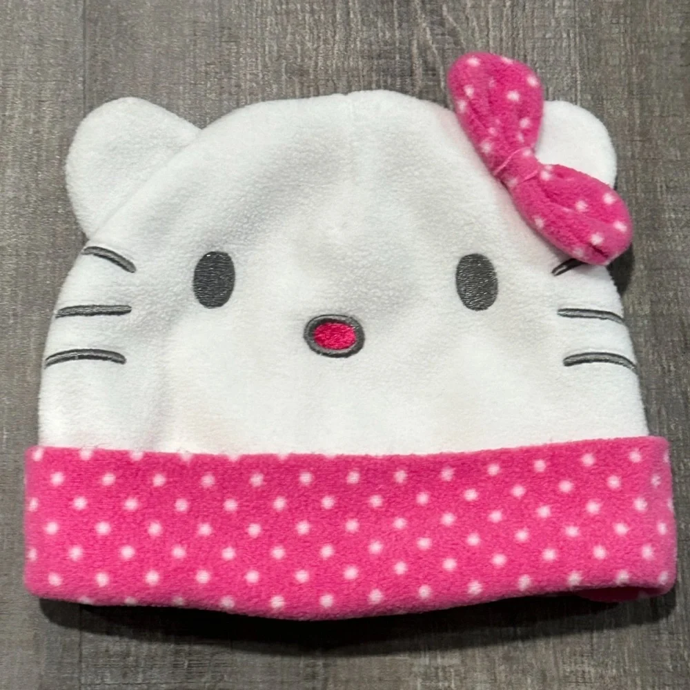 💞 Little Kids One Size Sanrio Hello Kitty Fleece Beanie Hat
